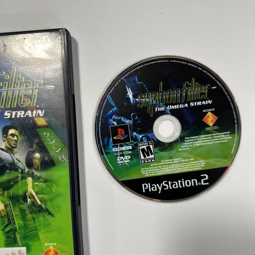 Syphon Filter: The Omega Strain Sony PlayStation 2 PS2 Game Tested Working